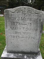 McAndrew, Andy J. and Mary T. (Smith)
